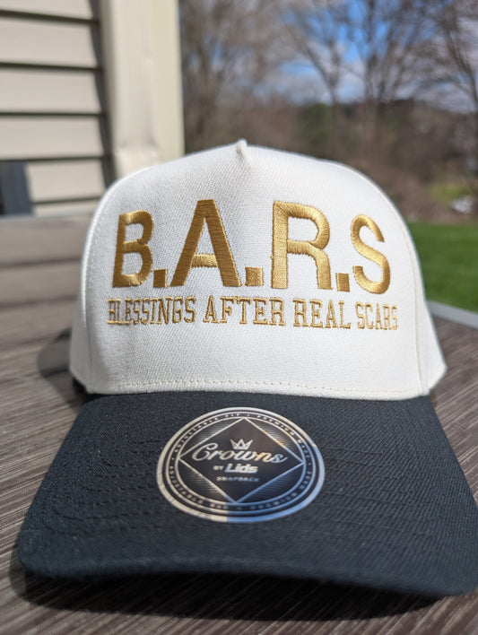 Bars White Snap backs (limited edition)