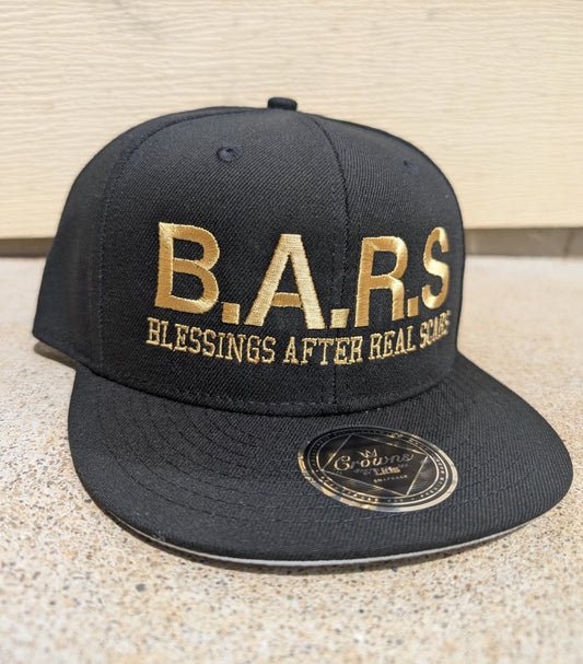 Bars Black Snap backs